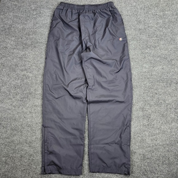 Champion Other - Champion Windbreaker Track Pants Men's L Blue/Gray Baggy Ankle Zip Y2K Vintage